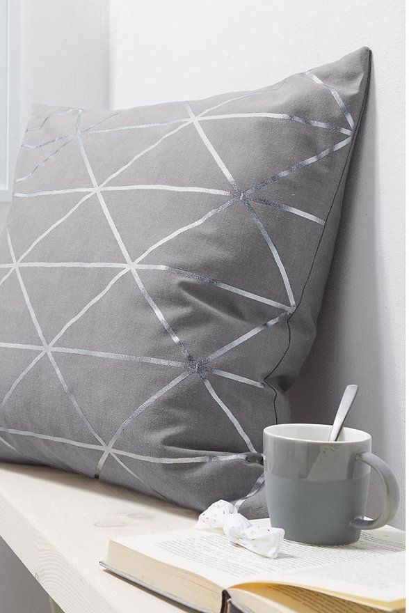 Decorative Cushion Cover, Grey