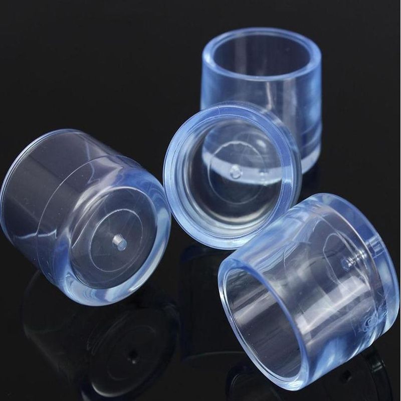4pcs/set Chair Leg Caps Rubber Feet Protector Pads Furniture Table Covers Socks Plugs Cover Furniture Leveling Feet Home Decor-Round 14mm