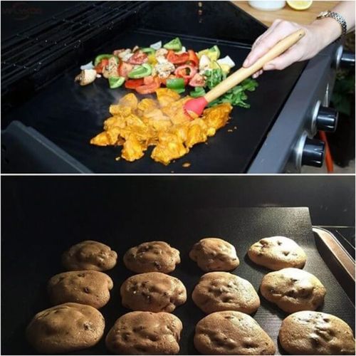 Reusable High Temperature Barbecue Mat - 5PCS