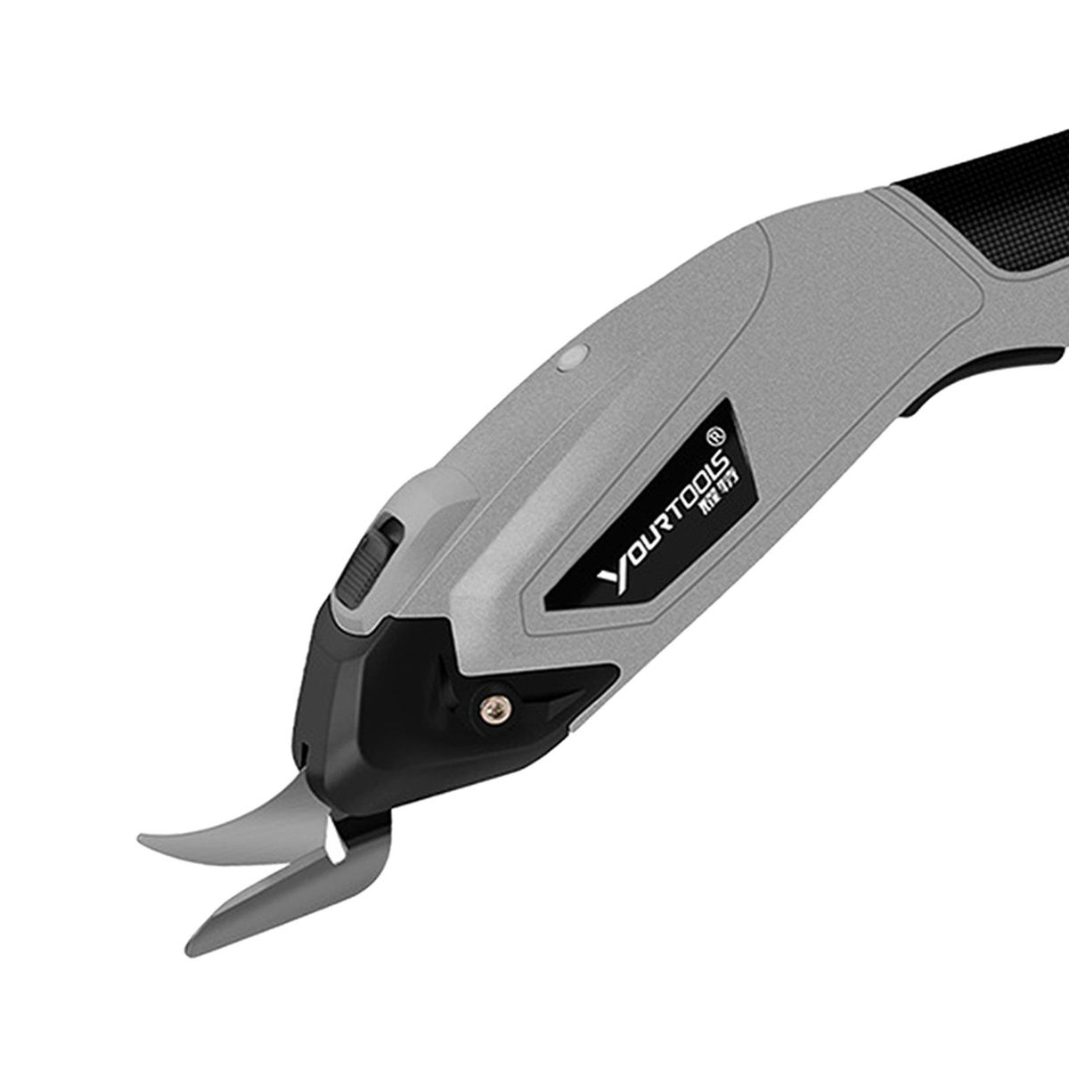 Electric Fabric Scissors USB Box Cutter Sewing Tool Grey Black