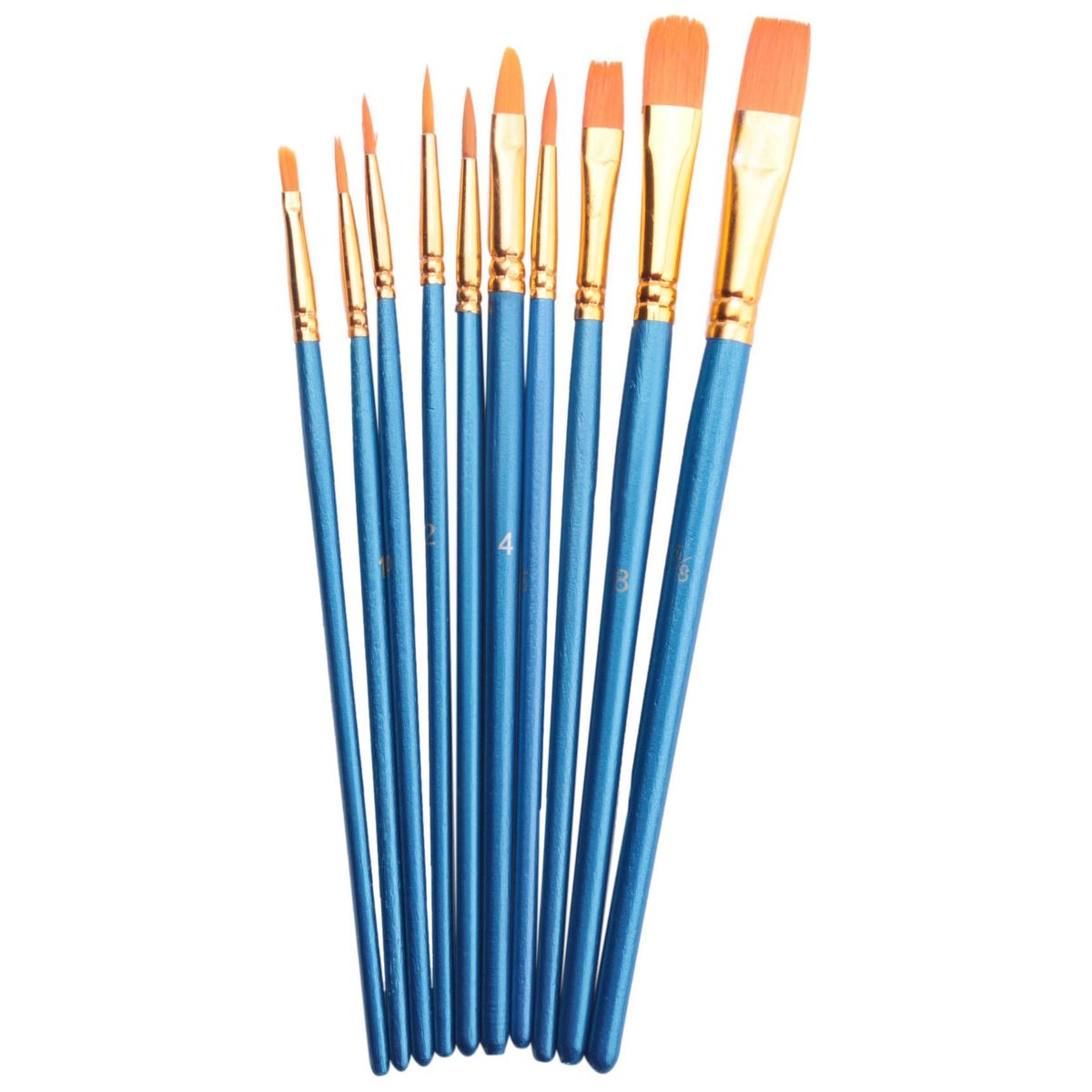 100 Pieces Paint Brush Set Professional Paint Brushes Artist for Watercolor Oil Acrylic Painting  10-Pack 100PCS
