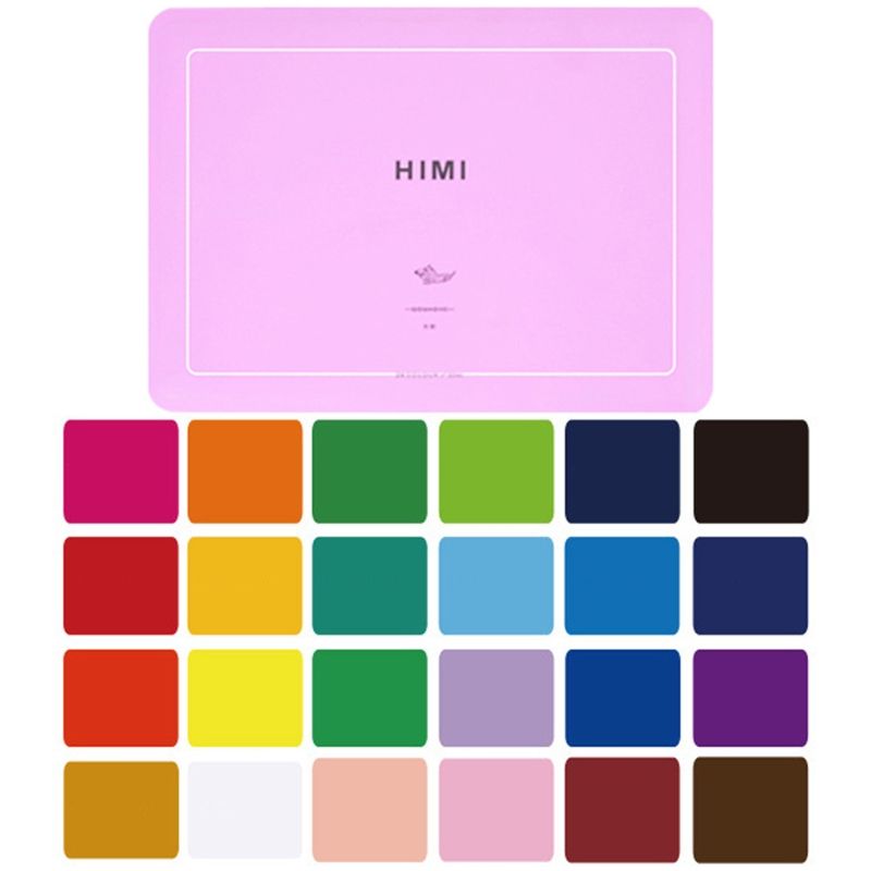 Gouache Paint Set 24 Vibrant Colors Non Toxic Paints With