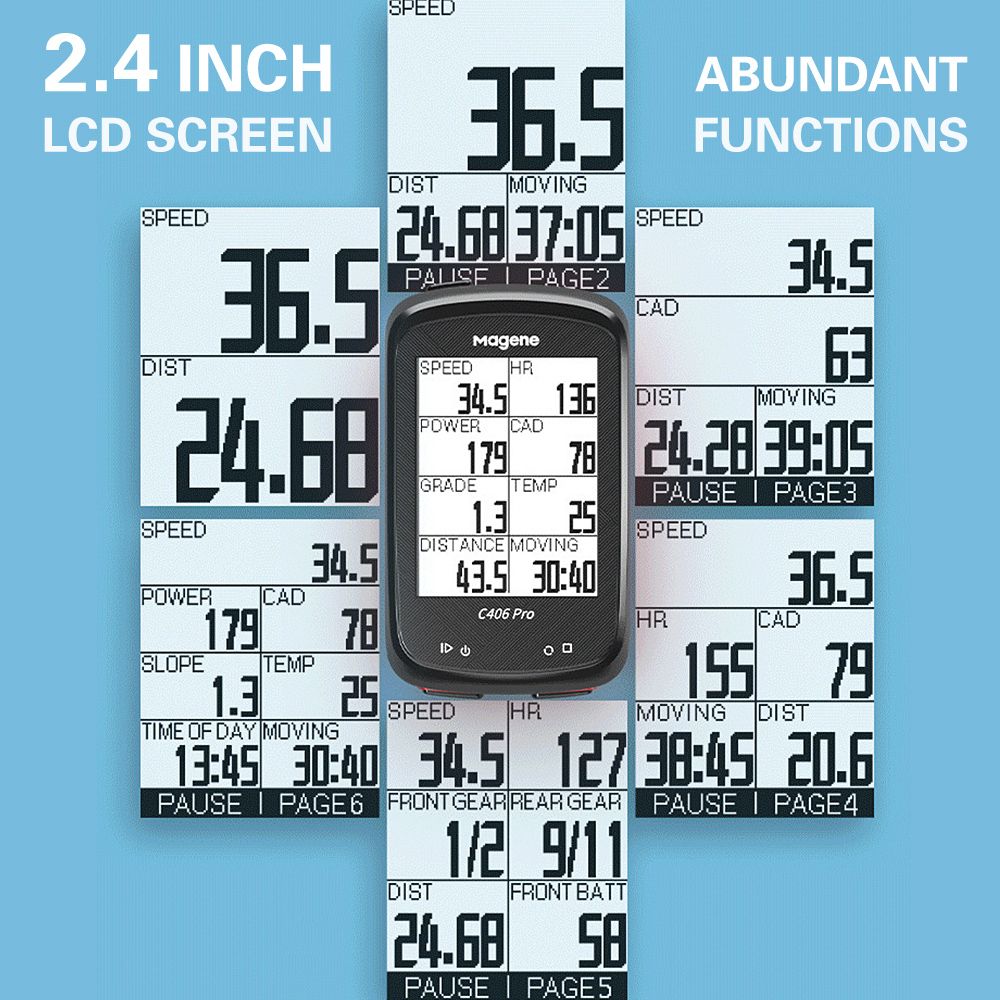 Bicycle Gps Computer Waterproof Wireless Ant+ Smart Bike