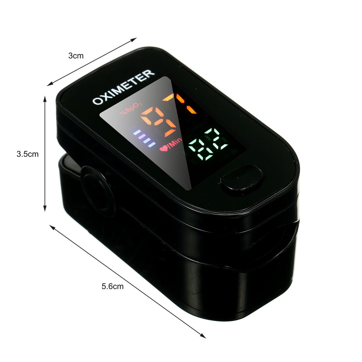 Multi-function Finger Pulse Oximeter Blood Oxygen Sensor