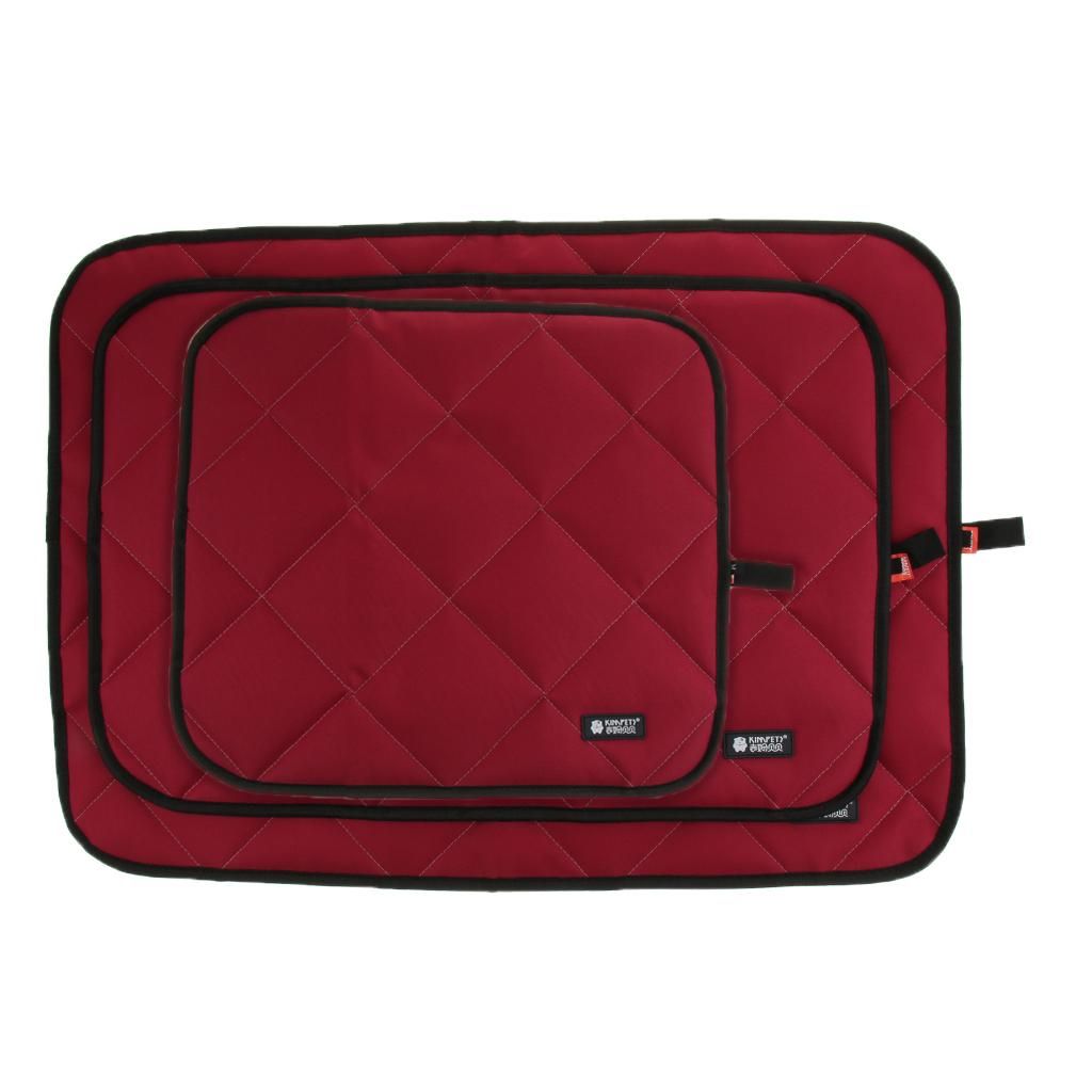 Pet Dog Waterproof  Cover Mat Blanket Scratch Resistant Pad S Rose Red