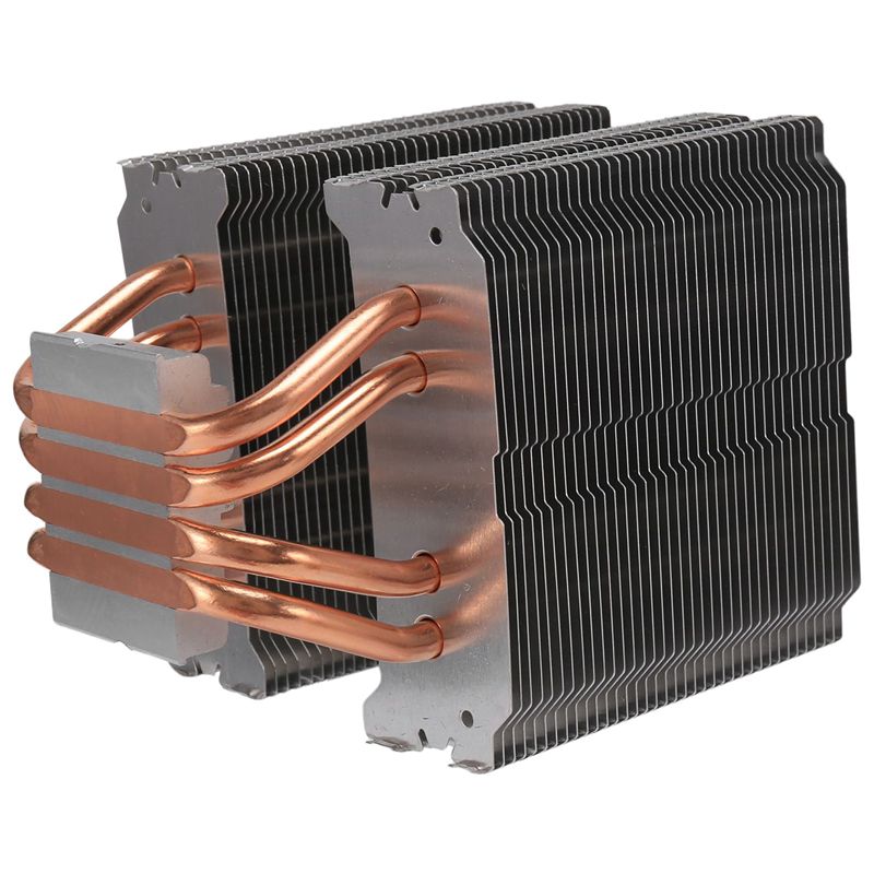 4 Copper Tube DIY Semiconductor Cooling Sheet Radiator