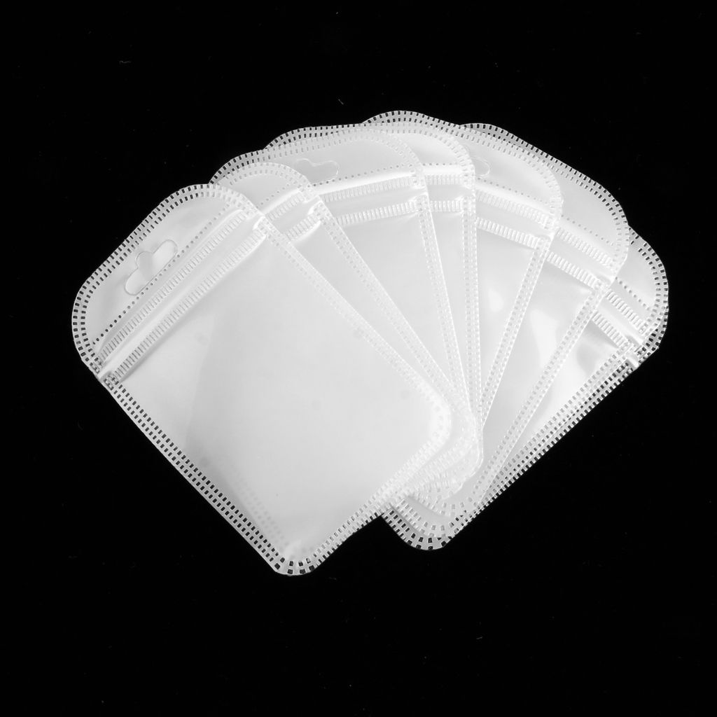 50pcs Clear PP Self Adhesive Packaging Bag Xmas Wedding Pouches 7x11cm