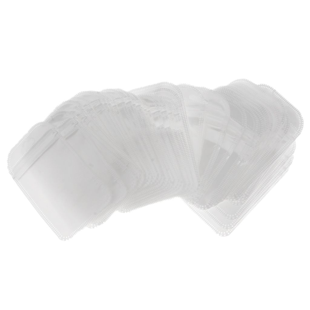 50pcs Clear PP Self Adhesive Packaging Bag Xmas Wedding Pouches 7x11cm