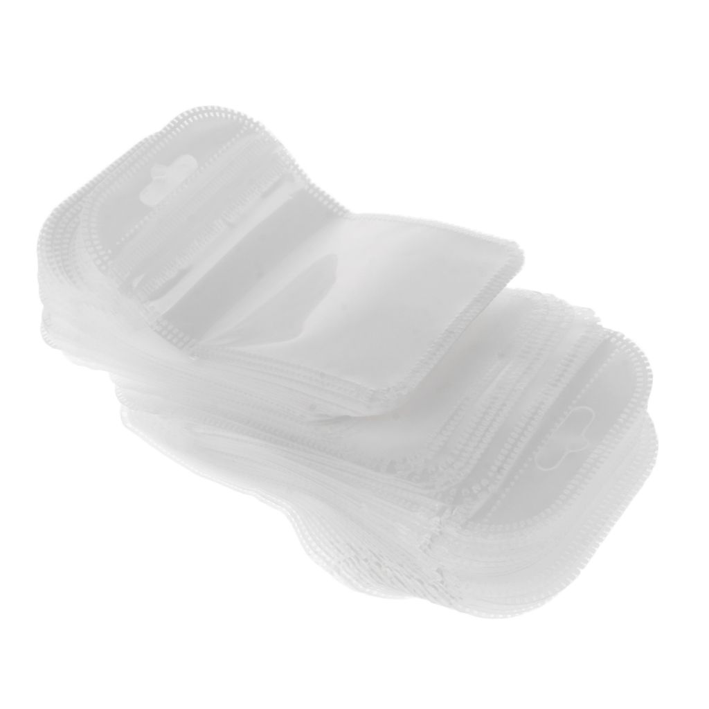 50pcs Clear PP Self Adhesive Packaging Bag Xmas Wedding Pouches 7x11cm