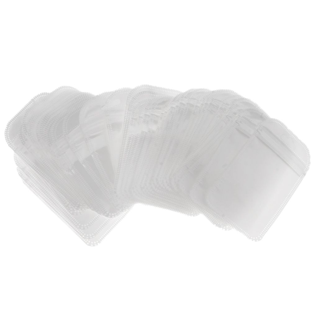 50pcs Clear PP Self Adhesive Packaging Bag Xmas Wedding Pouches 7x11cm