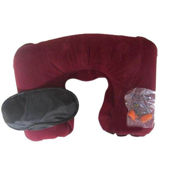 Travel Neck Cushion Pillow And Eye For Sleep And Earplugs