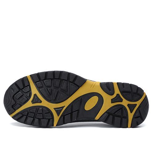 Outdoor Hiking Shoes Men's Fashion Sneakers Size 45 46 Summer Breathble Climbing Trekking Shoes Male Sport Sneakers Slip On Wear-resistant Travel Walking Footwear Quick Drying Water Shoes Grey