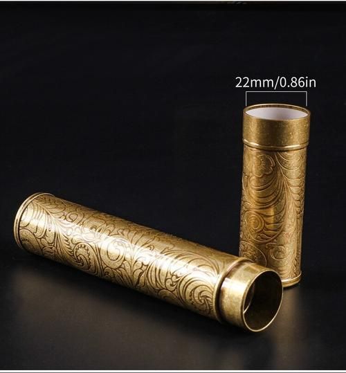 Portable Outdoor Humidor Box Single Carbon Fiber High Quality Cigar Tube Travel Humidor Cigar Case Jar Smoking Accessories