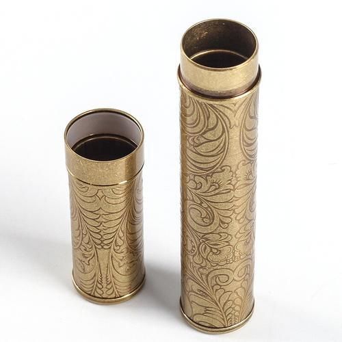 Portable Outdoor Humidor Box Single Carbon Fiber High Quality Cigar Tube Travel Humidor Cigar Case Jar Smoking Accessories