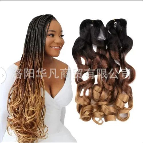 French Curls Braiding Hair Extension 22inches