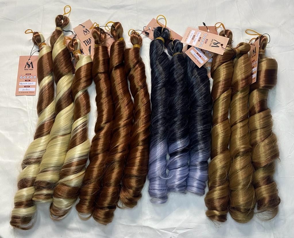 French Curls Braiding Hair Extension 22inches