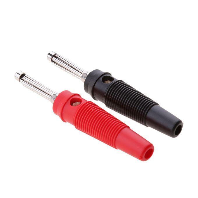 4mm Banana Plug Screw To Speaker Amplifier Binding Post Test Probes