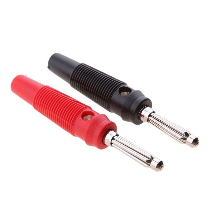 4mm Banana Plug Screw To Speaker Amplifier Binding Post Test Probes