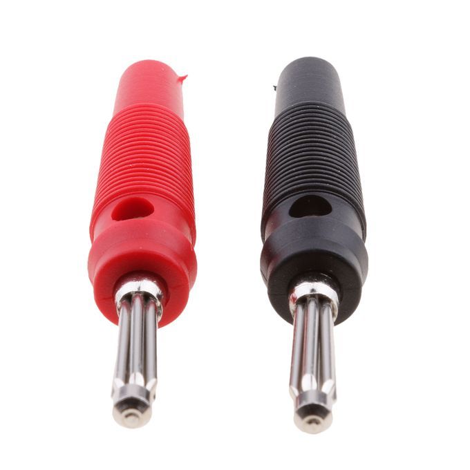 4mm Banana Plug Screw To Speaker Amplifier Binding Post Test Probes