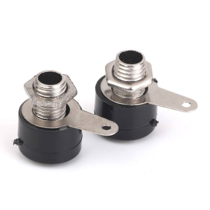 10Pcs 4mm Insulated Banana Socket   Connectors Binding Post Nut  Black