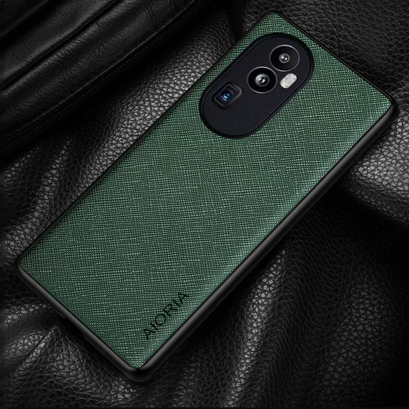 Case for Oppo Reno 10 Pro Reno10 Pro Plus 5G case Cross pattern Leather cover Luxury coque for oppo reno 10 pro case