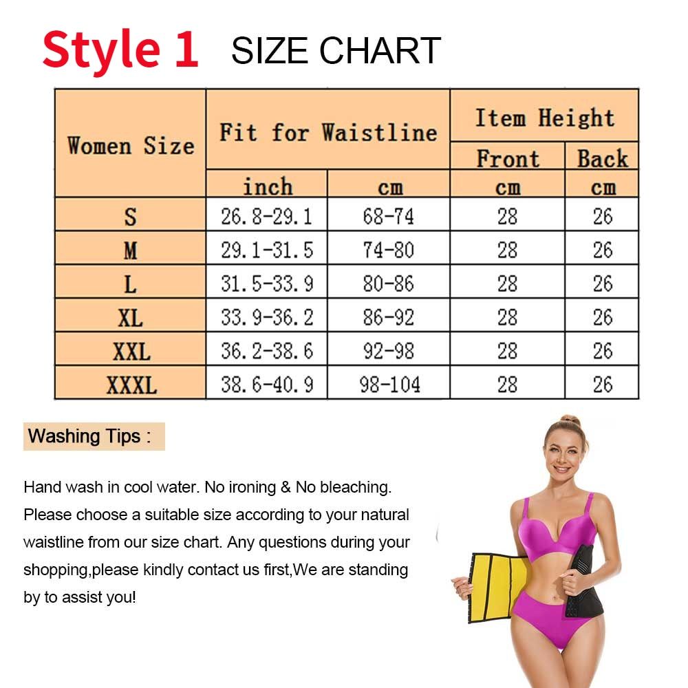 Waist Trainer For Women Waist Cincher Sweat Band Weight Loss  Neoprene Slimming Gridle Gym Corset Body Shaper-black-YDN5091