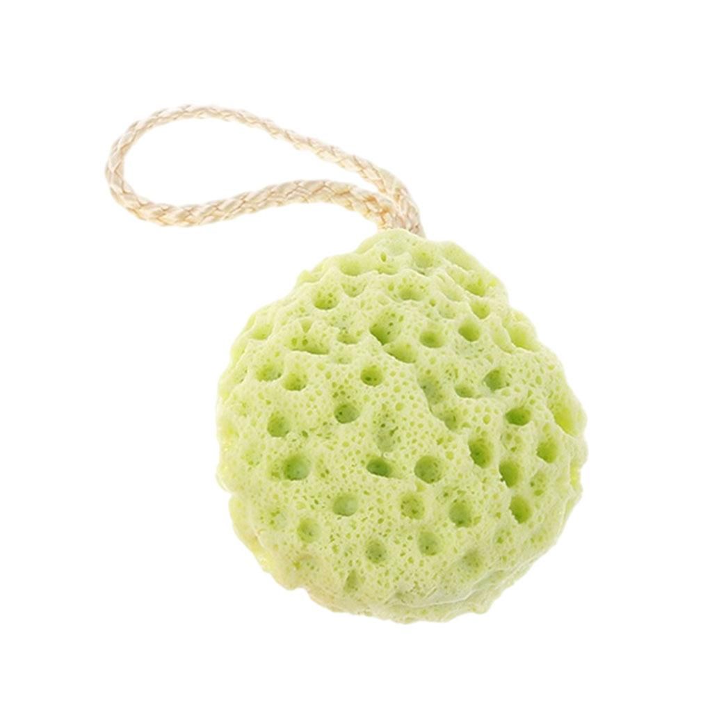 Honeycomb Shape Bath Sponge Cute  Soft For Newborn Bath Green