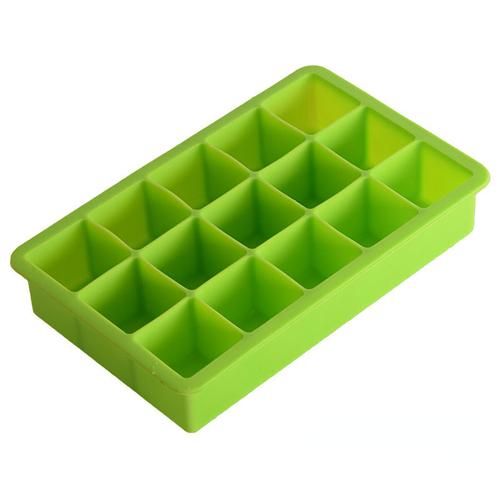 15 Grid Silicone Cube Mold Large Silicone Ice Tray Mold Ice Cube Maker Mould Non-toxic Durable Bar Pub Wine Ice Blocks Maker