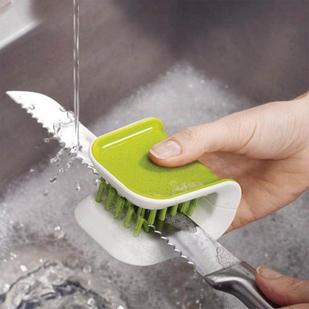 Chopsticks Fork Cleaning Brush Washer Dish Kitchen Cutlery Washing Tool