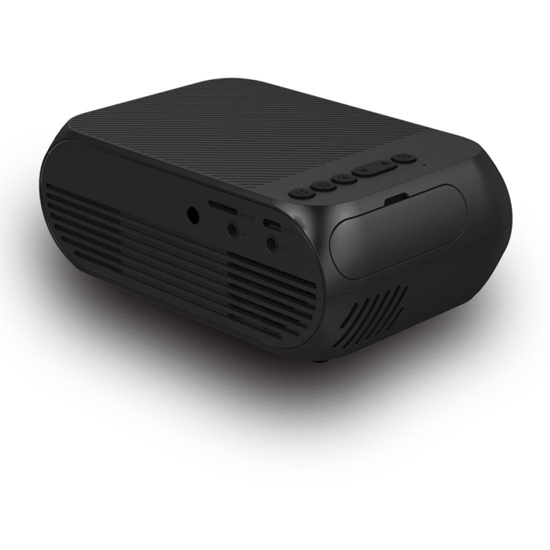 YG320 320*240 Mini LED Projector Home Theater, Support HDMI & AV & SD & USB(Black)