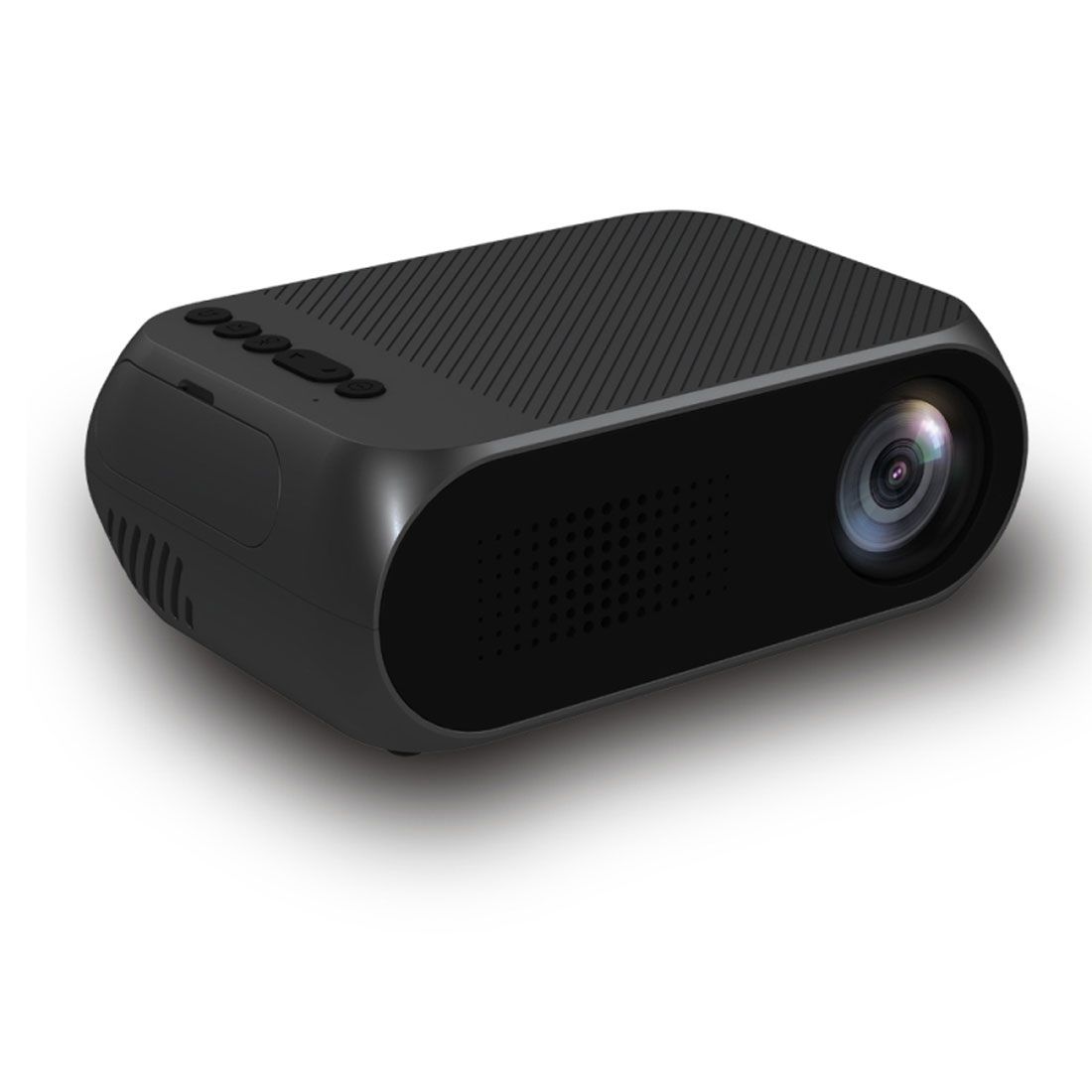 YG320 320*240 Mini LED Projector Home Theater, Support HDMI & AV & SD & USB(Black)