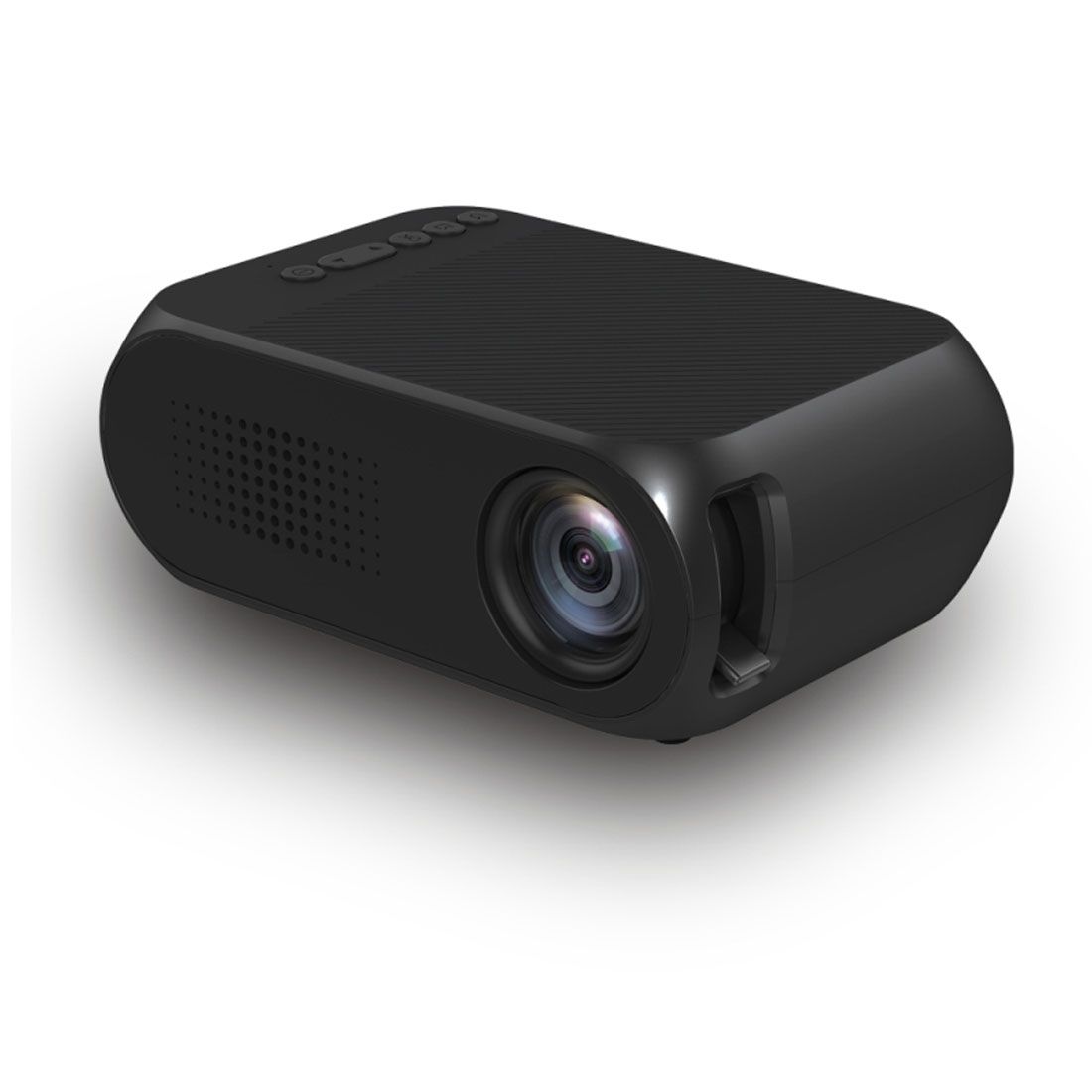 YG320 320*240 Mini LED Projector Home Theater, Support HDMI & AV & SD & USB(Black)