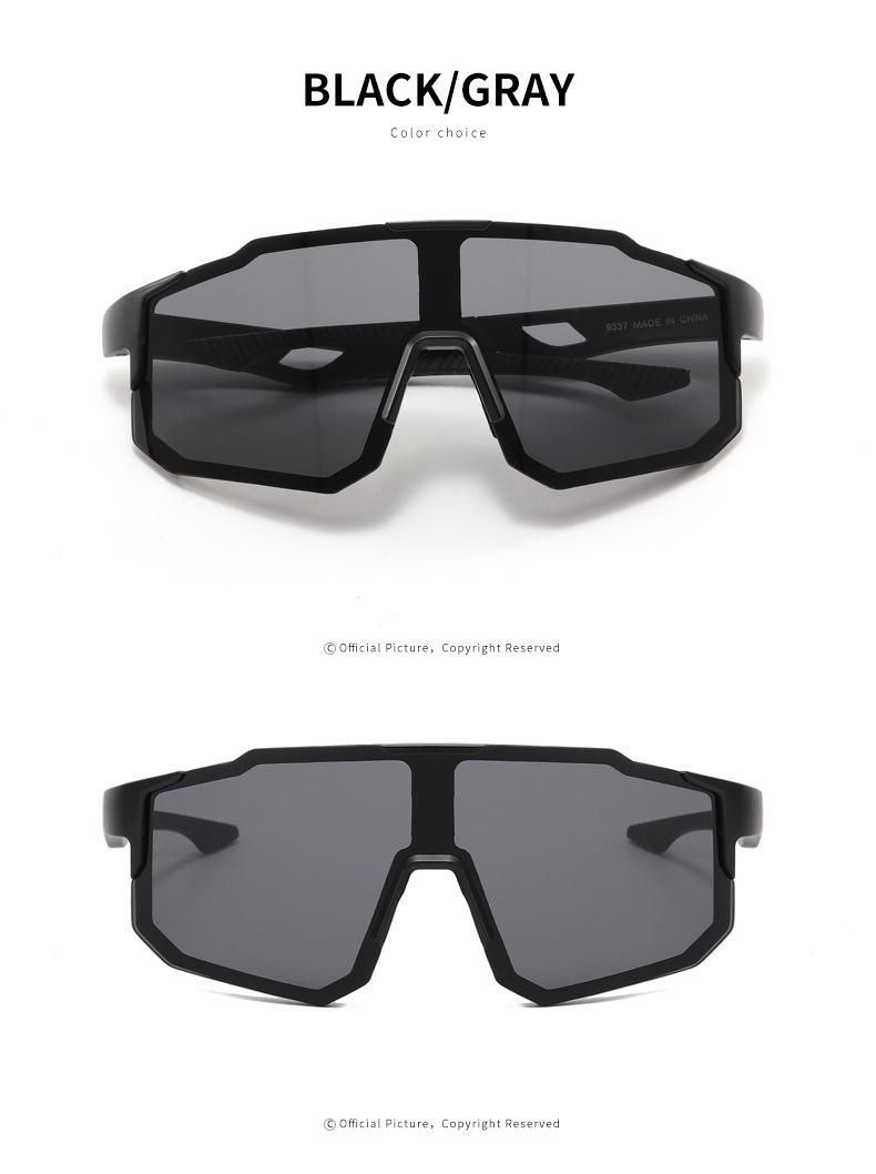 1pc Sports Sunglasses Unisex Cycling Sunglasses Black