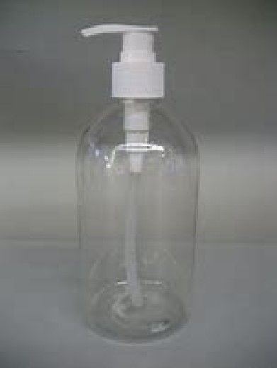 Empty 500ml Transparent Bottles With Pump