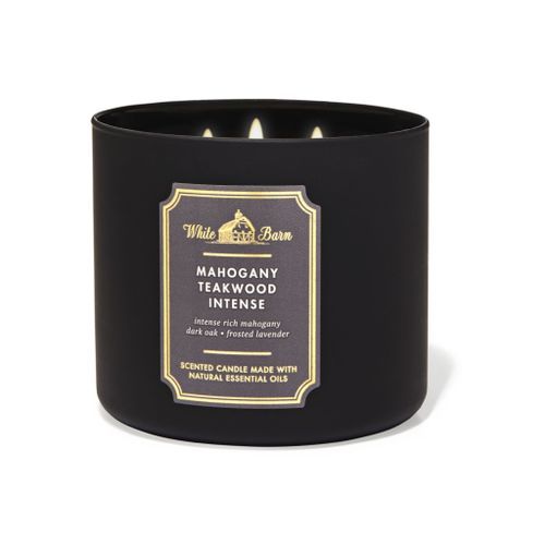 Mahogany Teakwood Intense 3 Wick Candle