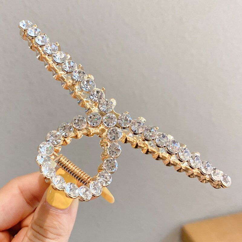 Elegant Headwear Metal Clip Shark Hair Clip