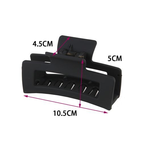 8Pcs Plastic Matte Hair Claws Hair Clips Combination Set - B