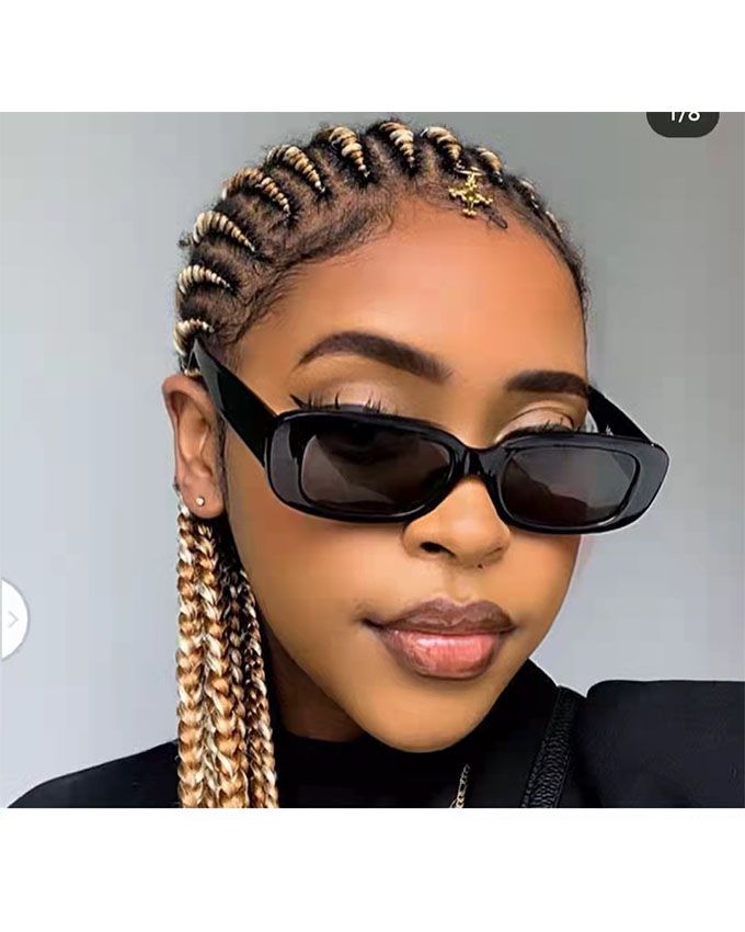 Vintage Square Woman  Sunglasses