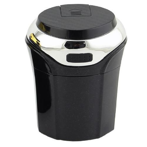 Portable LED Car Ashtray Garbage Storage Cup Container Cigar Ash Cup Holder With Lid Car Styling Universal