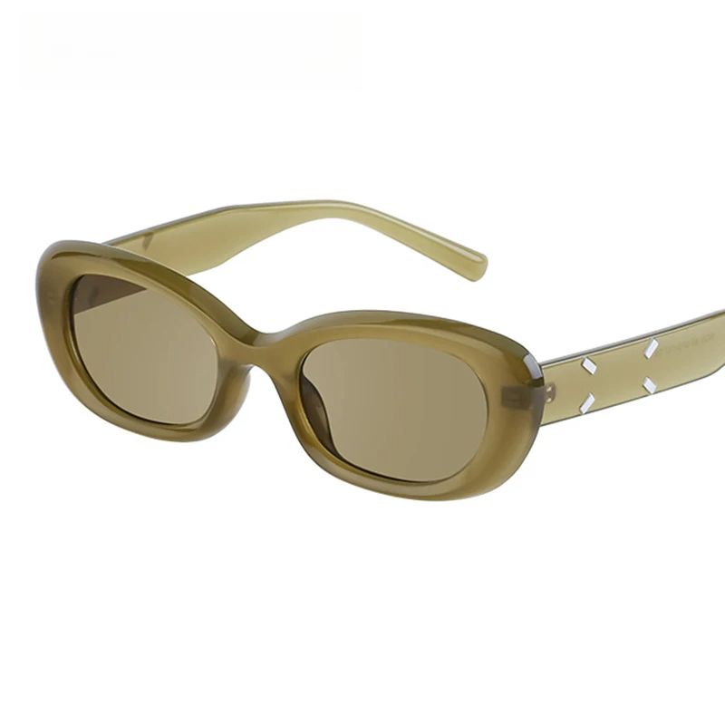 Fashion Punk Small Rectangular Sunglasses