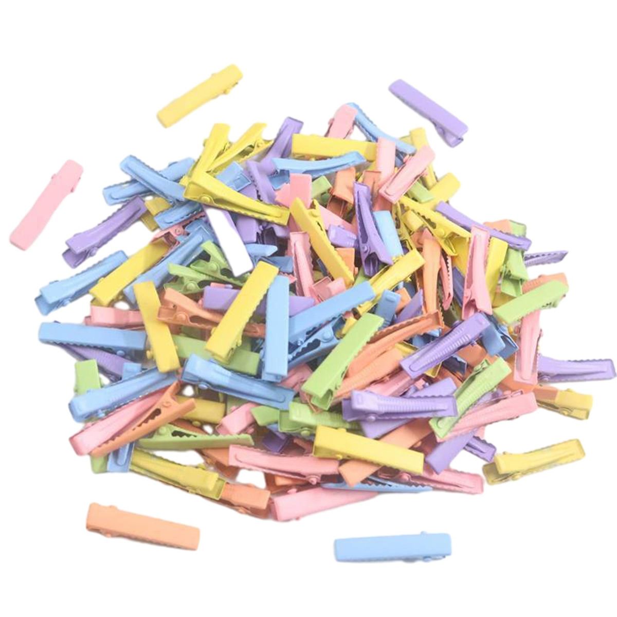 3050Pcs Kids Barrettes Plastic Matte Baby Small Hairpins Mix Color