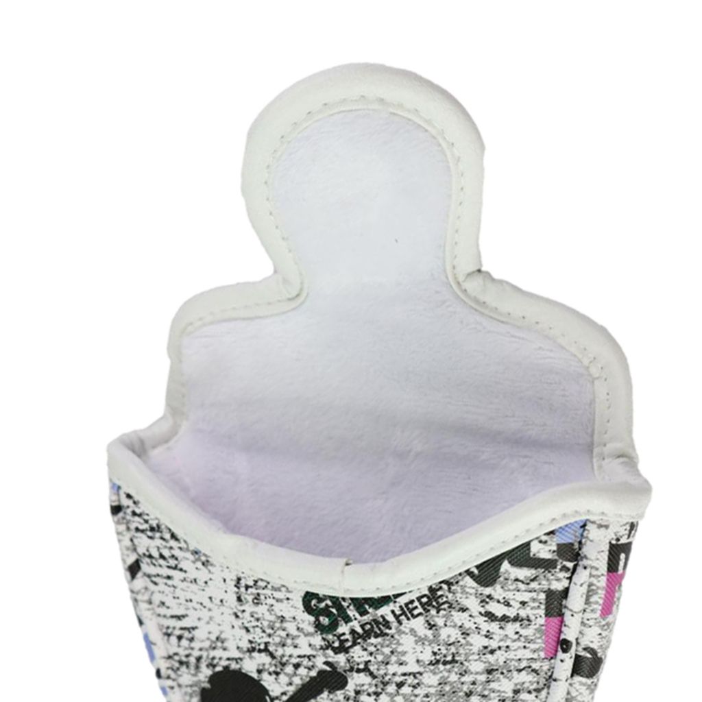 1 Piece Waterproof Pu Leather Skull Pattern Golf Mallet