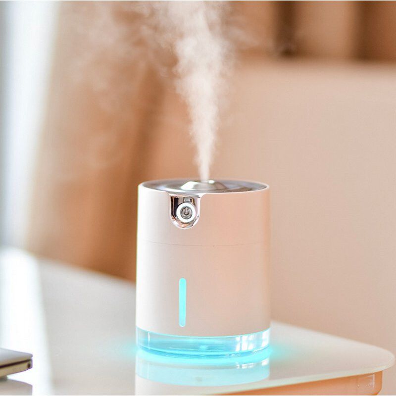 300ml Ultrasonic Humidifier 2000mAh Operated USB Rechargeable PortableAroma Air Difuser Essential Oil Mist Maker Antique White