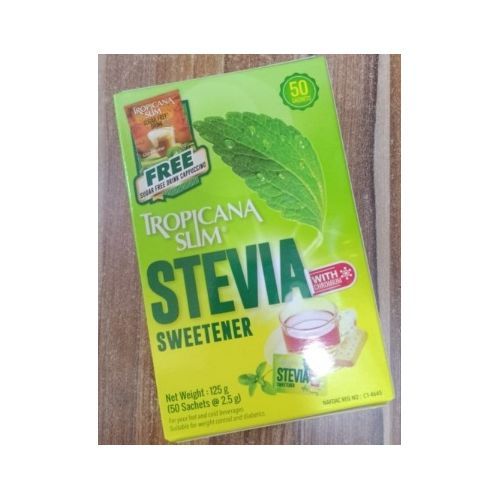 Natural Stevia Sweetener +Chromium - 50 Satchets