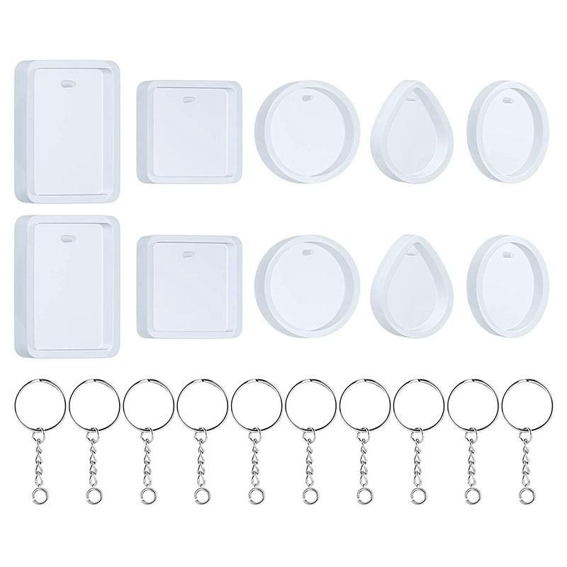 Resin Molds for Jewelry, 20 Pcs Silicone Resin Earring
