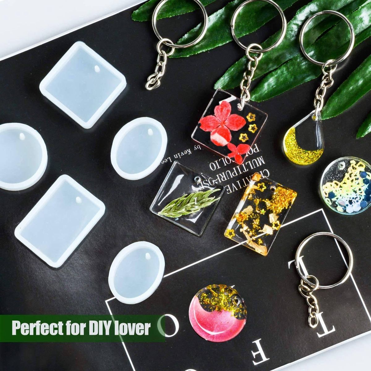 Resin Molds for Jewelry, 20 Pcs Silicone Resin Earring