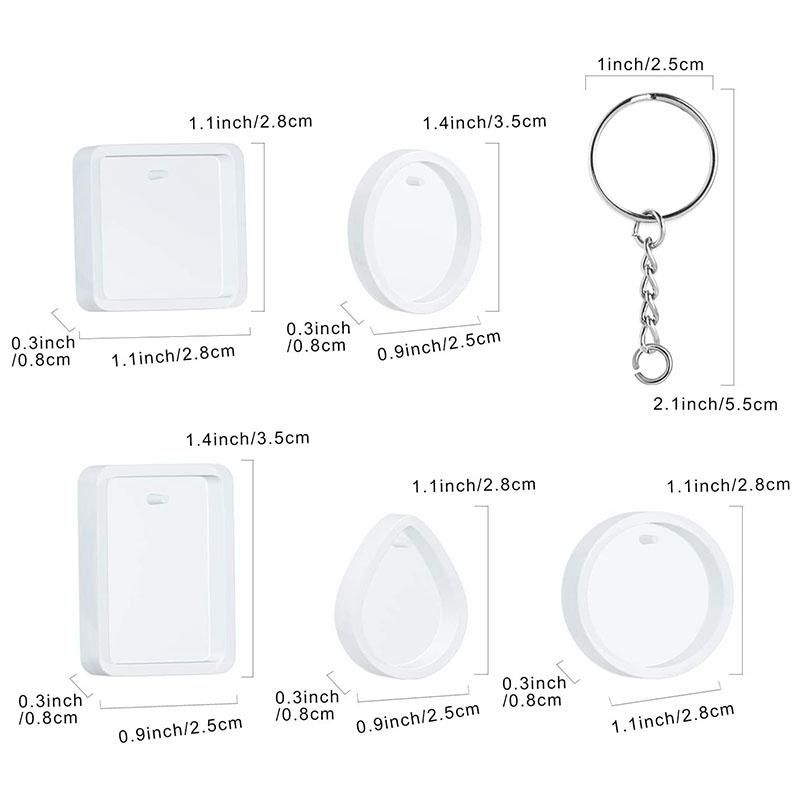 Resin Molds for Jewelry, 20 Pcs Silicone Resin Earring