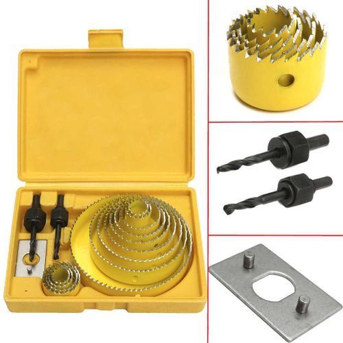 16PCs Hole Saw Set 19-127mm (3/4" - 5") Drill Bit