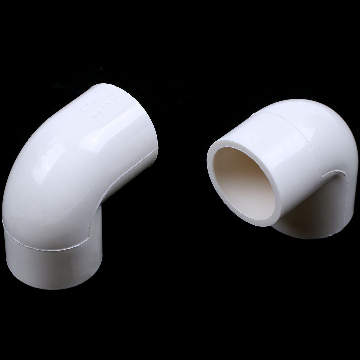 5 Pieces 20mm Dia 90 Angle Degree Elbow PVC Pipe Fittings