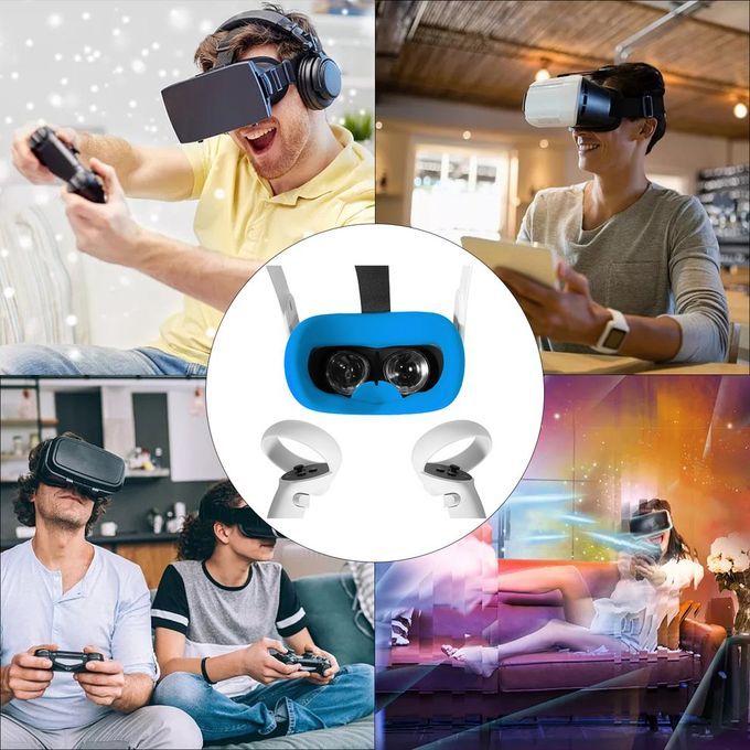 Sili One Eye    Over Pad Headset Anti-sweat Light Blo King Eye  Over-blue-167*110*105mm